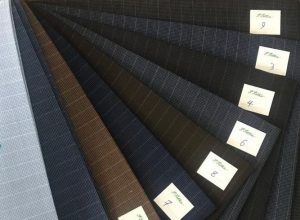 65/35 quality striped fabric